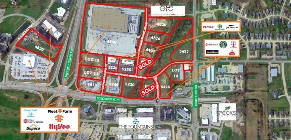 Primary Photo Of River Ridge Square NE, Cedar Rapids Land For Sale