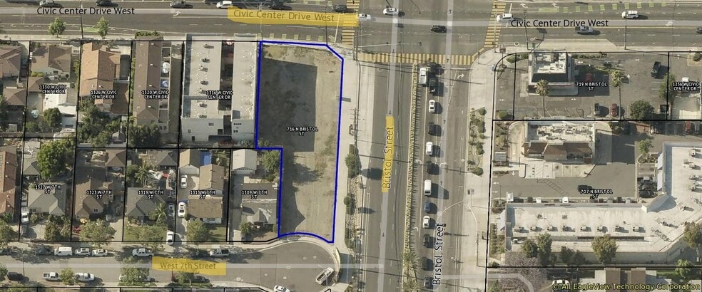 Primary Photo Of 716 N Bristol Street, Santa Ana Land For Sale