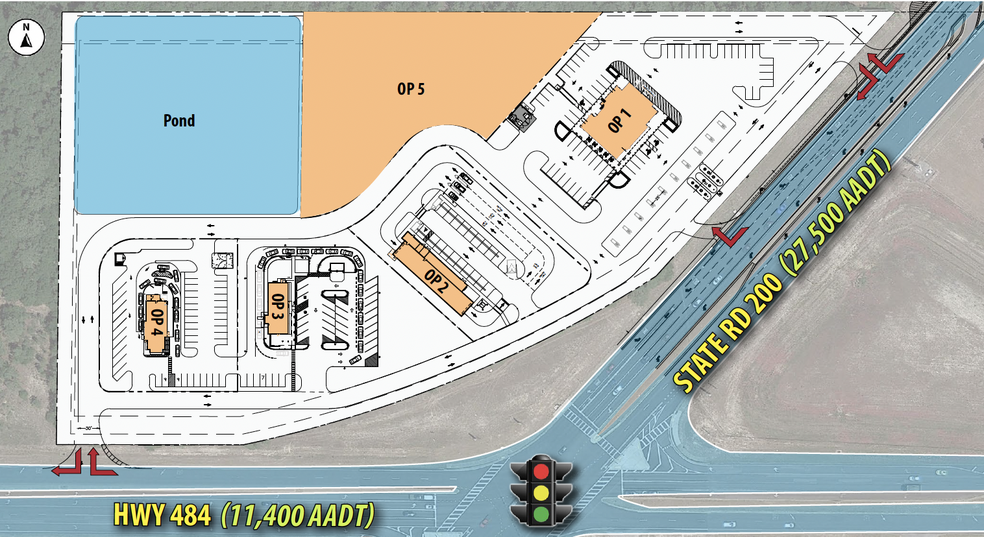 Primary Photo Of NWC of SR 200 & Hwy 484, Ocala Land For Lease