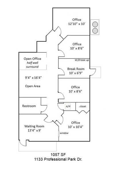 More Photos Of 1133-1135 Professional Park Dr, Brandon Medical For Lease
