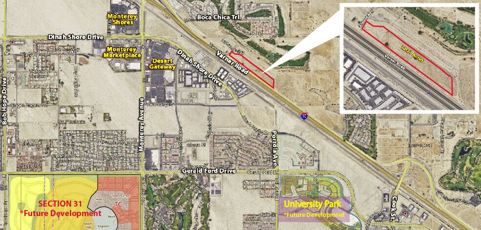 Primary Photo Of Varner Rd @ Portola Avenue, Thousand Palms Land For Sale