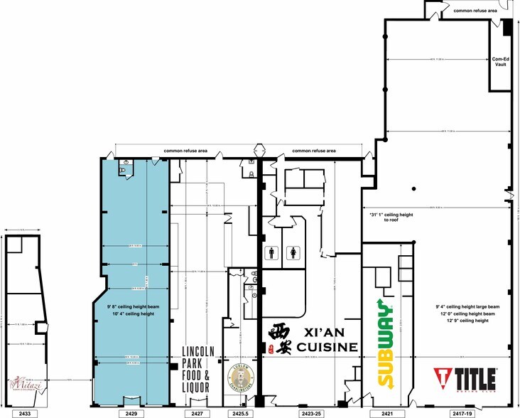 More Photos Of 2417-2433 N Clark St, Chicago General Retail For Lease