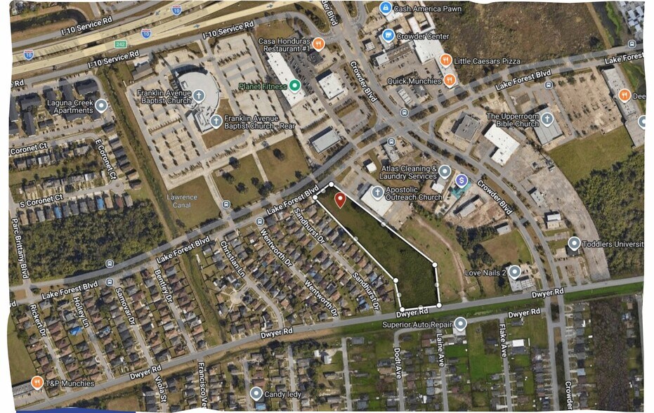 More Photos Of 8258 Lake Forest Blvd, New Orleans Land For Sale