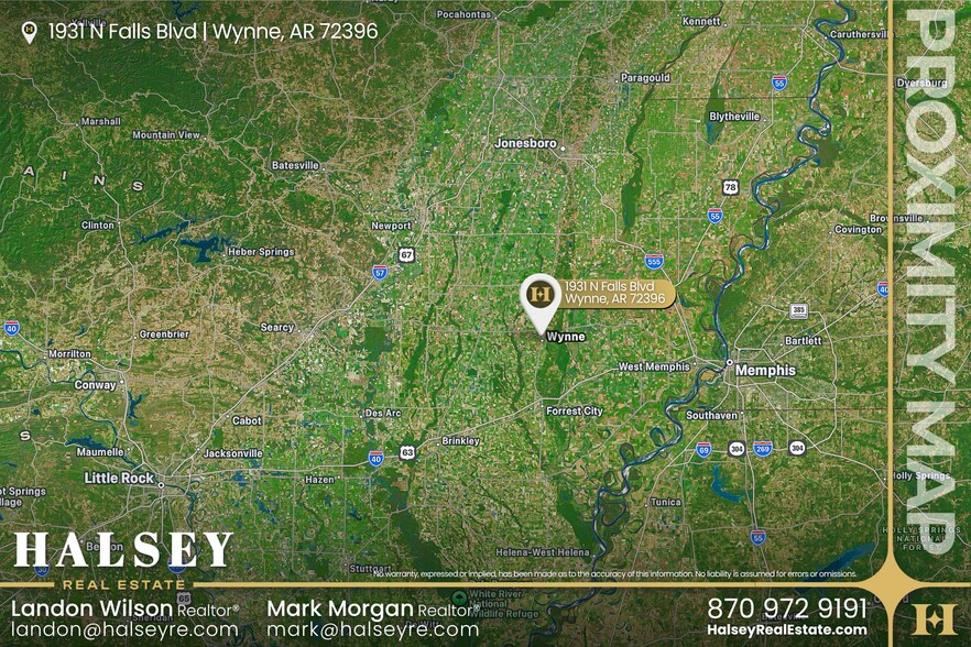 More Photos Of 1931 Falls Blvd N, Wynne Land For Sale