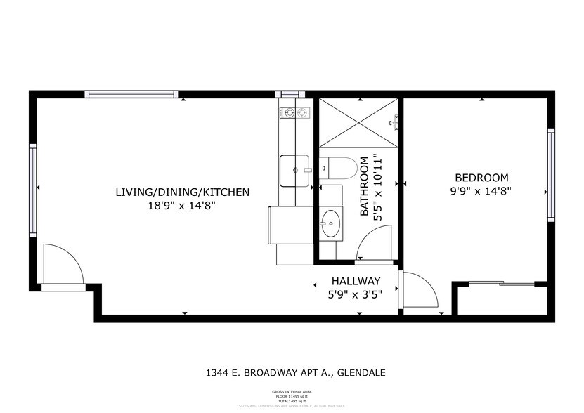 More Photos Of 1344 E Broadway, Glendale Apartments For Sale