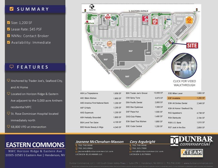 More Photos Of 10345-10405 S Eastern Ave, Henderson Unknown For Lease
