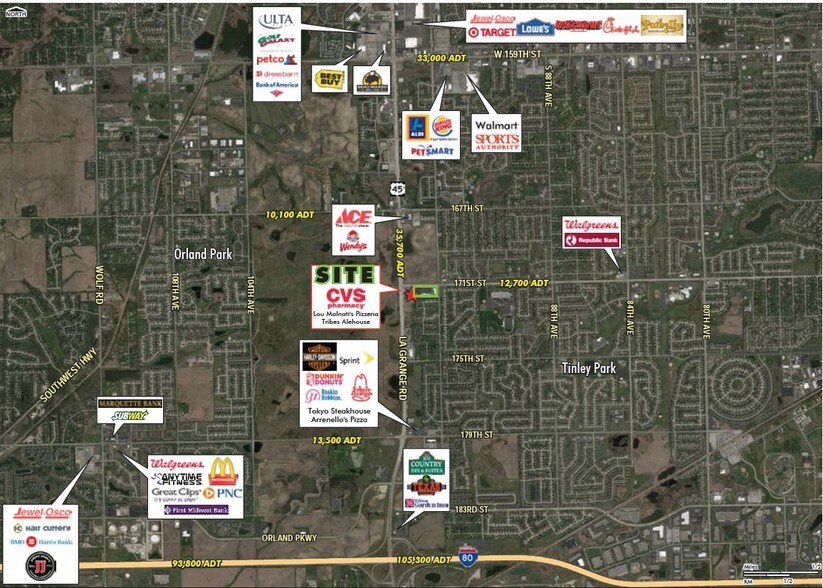 Primary Photo Of 9501 171st St, Tinley Park Storefront For Lease