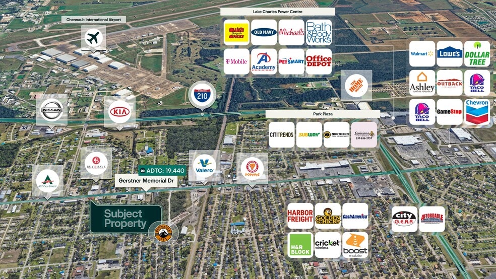 More Photos Of 1830 Gerstner Memorial Dr, Lake Charles Service Station For Sale