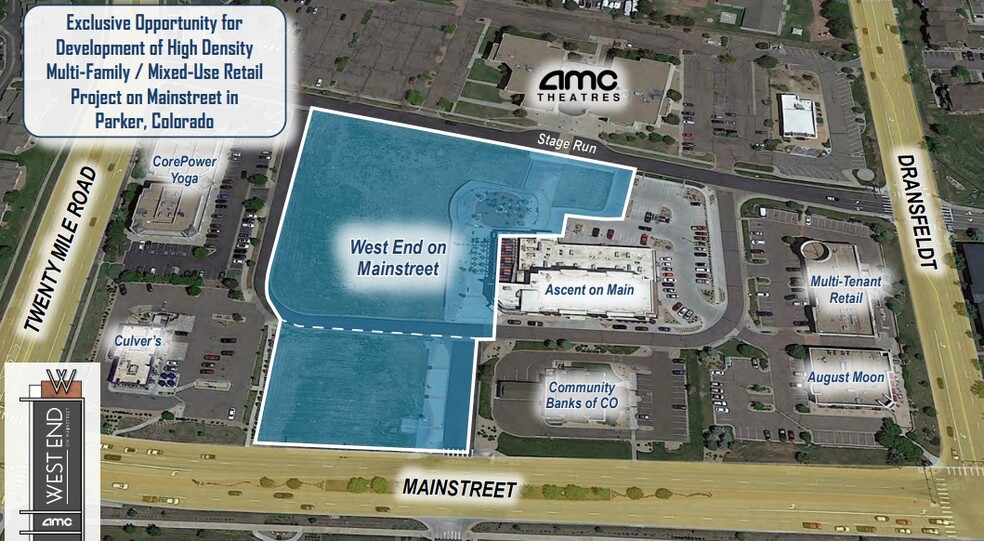 Primary Photo Of NEC of Mainstreet & Twenty Mile RD St, Parker Land For Sale