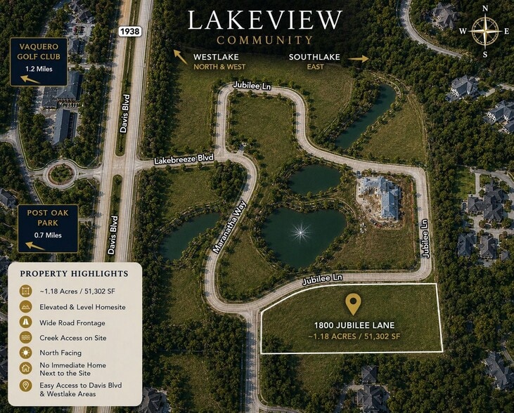 Primary Photo Of 1800 Jubilee Ln, Southlake Land For Sale