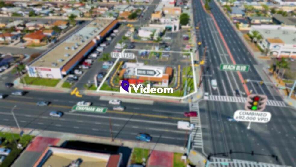 Primary Photo Of NWC BEACH BLVD & CHAPMAN AVE, Stanton Fast Food For Lease