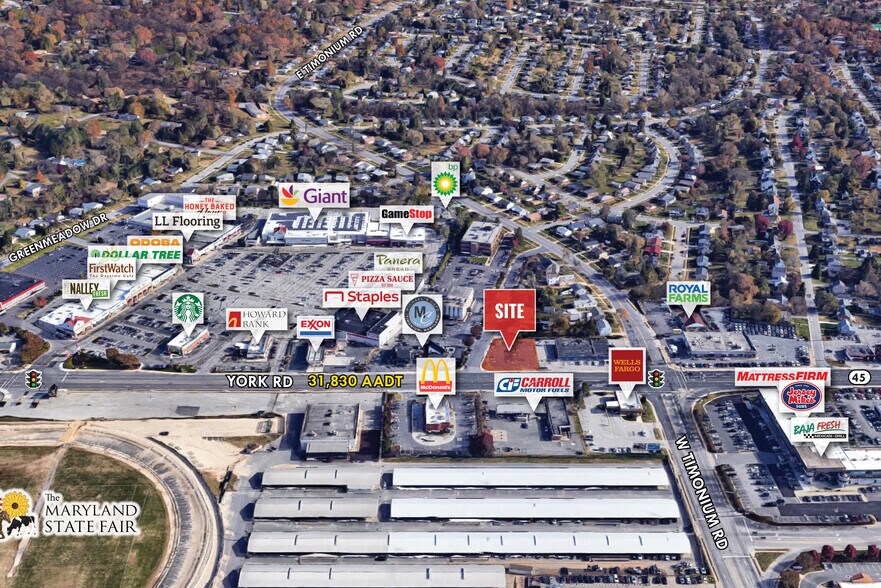 More Photos Of 2111 York Rd, Timonium Land For Lease