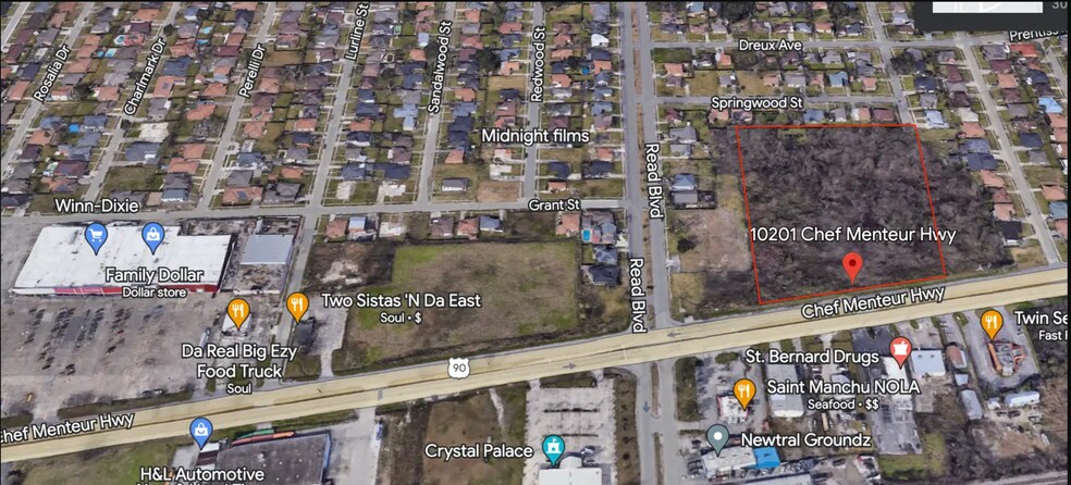 More Photos Of 10201 Chef Menteur Hwy, New Orleans Land For Sale