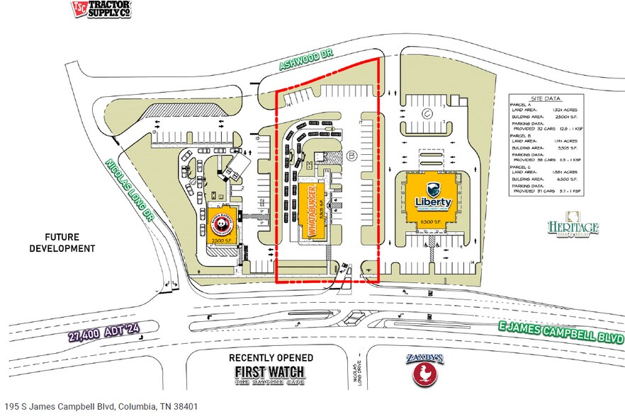 More Photos Of 195 S James M Campbell Blvd, Columbia Restaurant For Sale