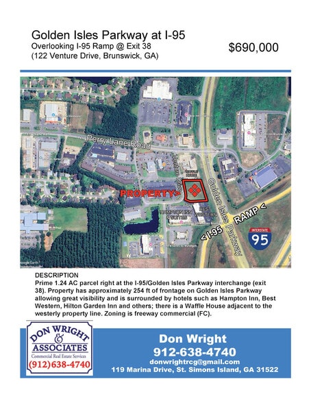 Primary Photo Of 122 Venture Dr, Brunswick Land For Sale