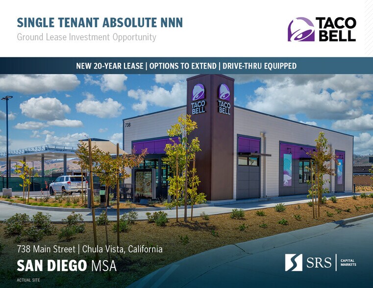 Primary Photo Of 738 Main St, Chula Vista Fast Food For Sale
