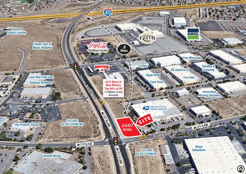 More Photos Of 400 Unser Blvd SE, Albuquerque Land For Lease