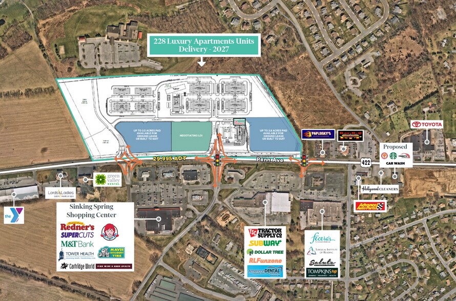 Primary Photo Of 4889 Penn Ave, Sinking Spring General Retail For Lease