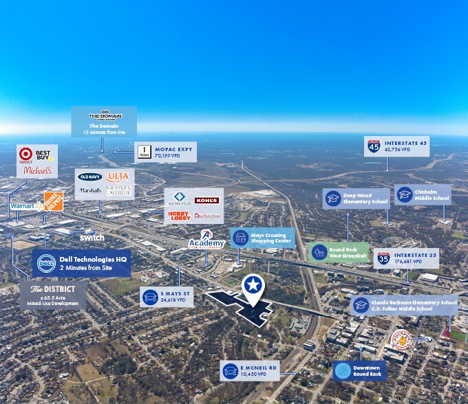 More Photos Of 599 S Mays St, Round Rock Land For Sale