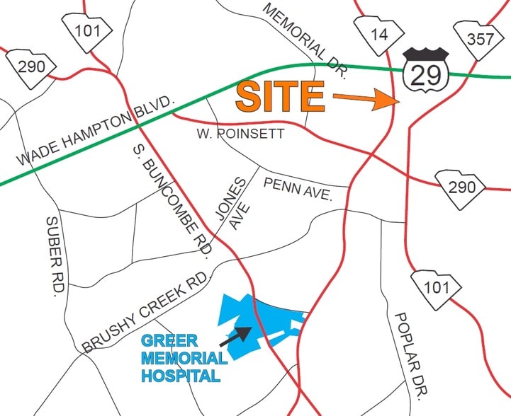 More Photos Of 406 N Main St, Greer Office For Lease