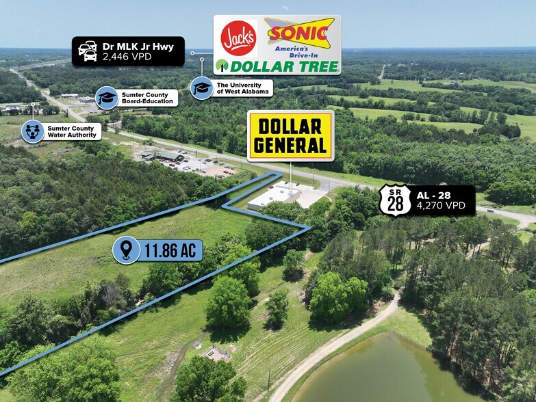 More Photos Of 460 Alabama 28, Livingston Land For Sale