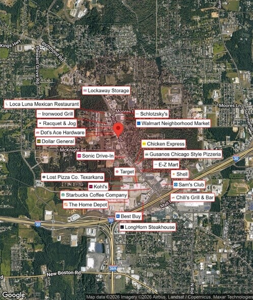 More Photos Of 3317 Richmond Rd, Texarkana General Retail For Sale