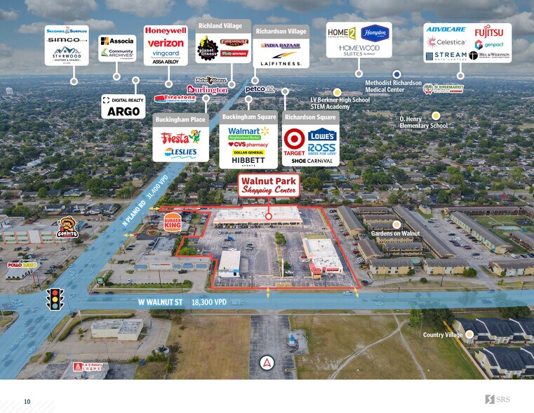 More Photos Of 4401-4425 West Walnut Street, Garland Storefront For Sale