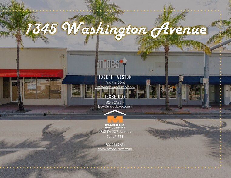 More Photos Of 1337-1345 Washington Ave, Miami Beach Storefront For Lease