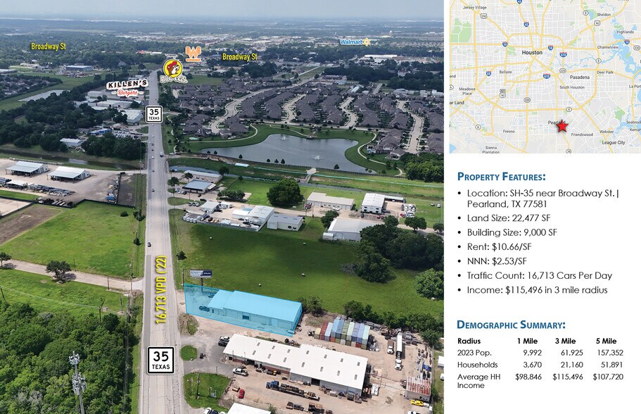 More Photos Of 3221 S Main St, Pearland Freestanding For Sale