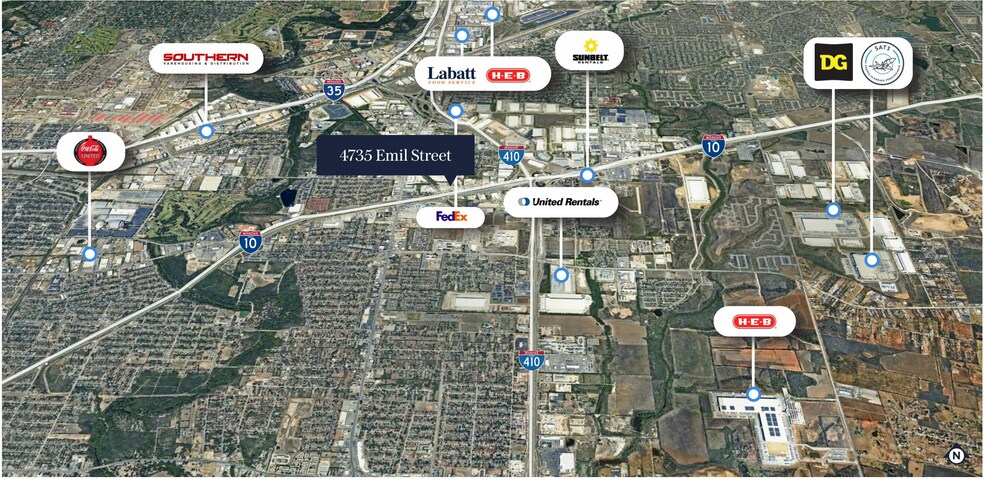 More Photos Of 4735 Emil St, San Antonio Industrial For Lease