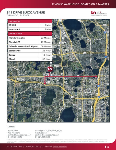 More Photos Of 841 Drive Buick Ave, Orlando Warehouse For Lease