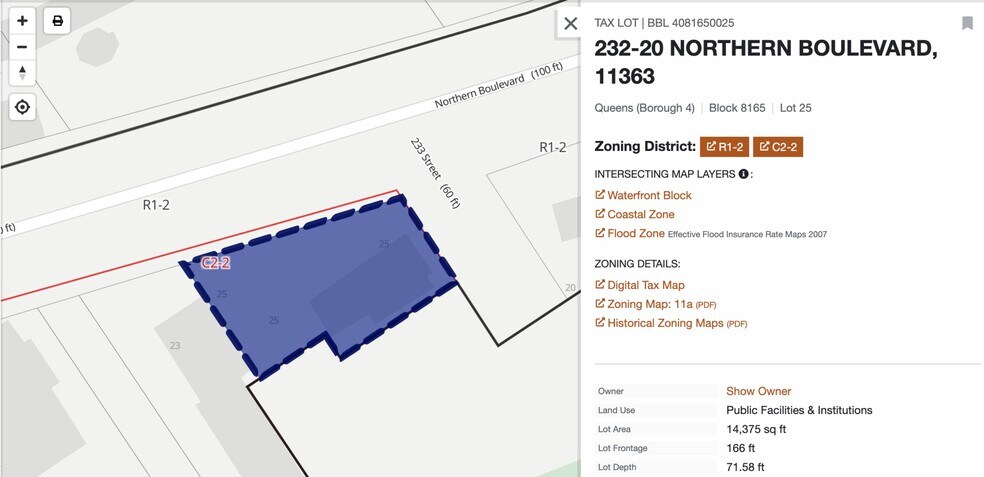 More Photos Of 232-20 Northern Blvd, Little Neck Land For Lease