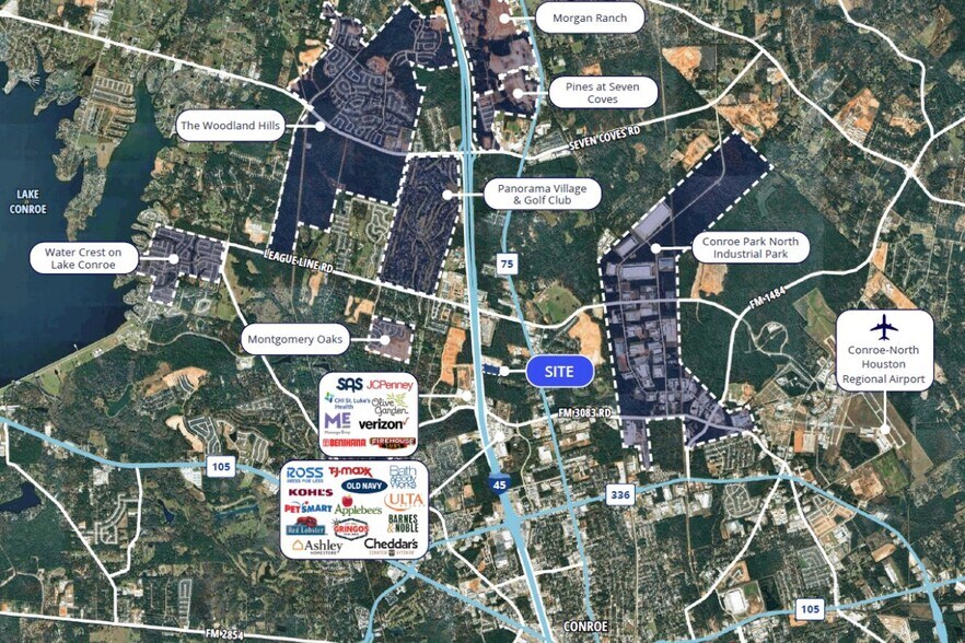 More Photos Of I-45 Fwy, Conroe Land For Sale