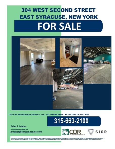 More Photos Of 304 W Second St, East Syracuse Warehouse For Sale
