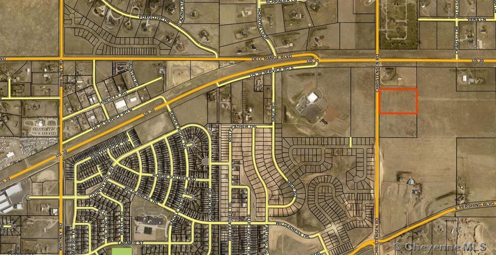 Primary Photo Of Tract 1 Christensen Road, Cheyenne Land For Sale