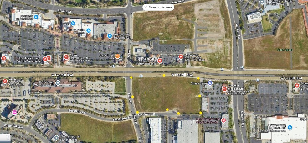 More Photos Of 11198 Foothill Blvd, Rancho Cucamonga Land For Sale