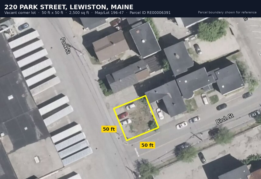 Primary Photo Of 220 Park St, Lewiston Land For Sale