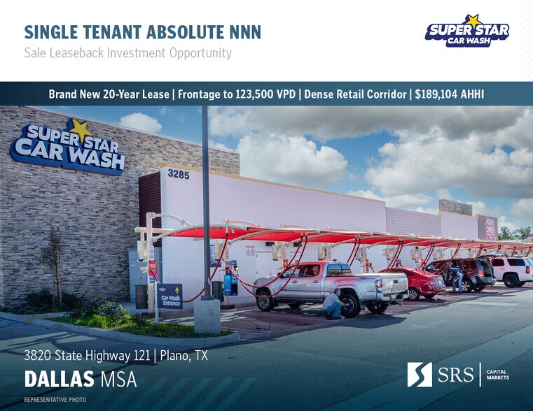 Primary Photo Of 3820 State 121 Hwy, Plano Carwash For Sale
