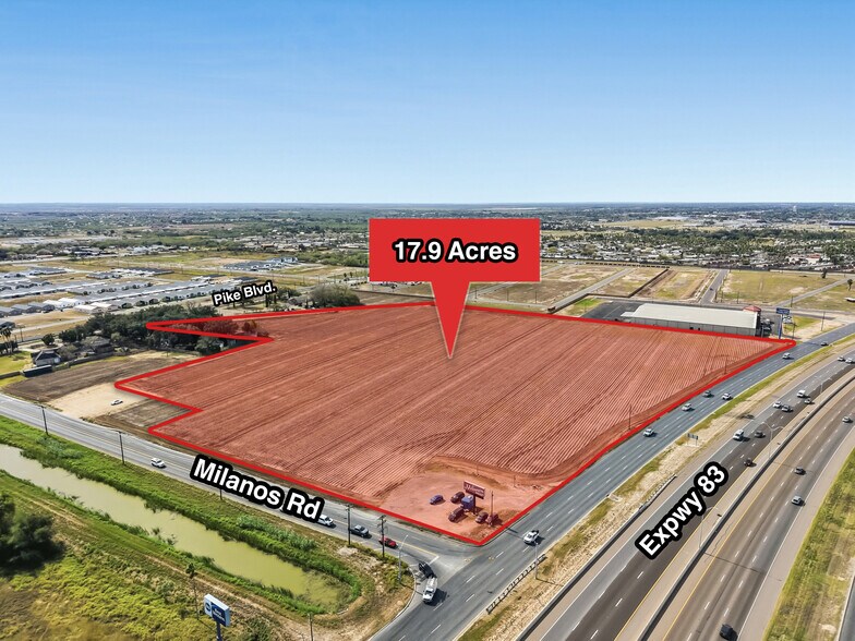 Primary Photo Of Interstate 2 & N. Milano Road, Weslaco Land For Sale