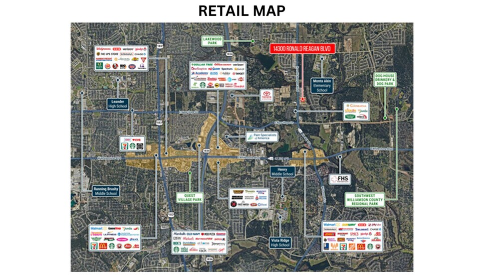 More Photos Of 14300 Ronald Reagan Blvd, Leander Storefront For Sale