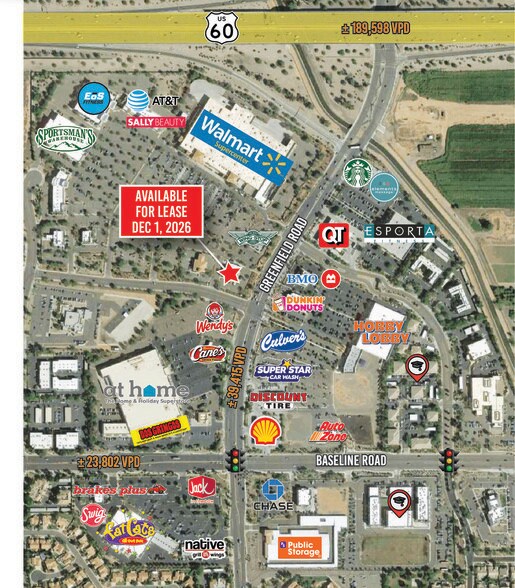 Primary Photo Of N Greenfield Rd @ I-60, Mesa Unknown For Lease