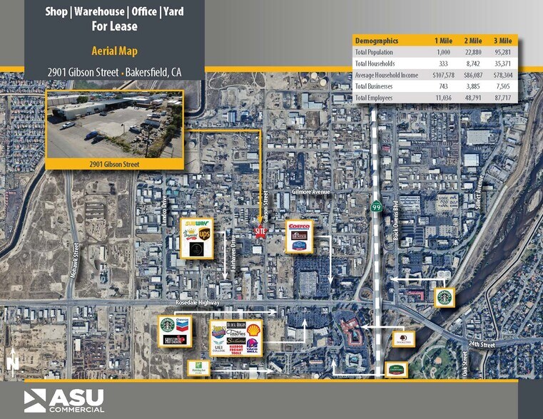 More Photos Of 2901 Gibson St, Bakersfield Warehouse For Lease