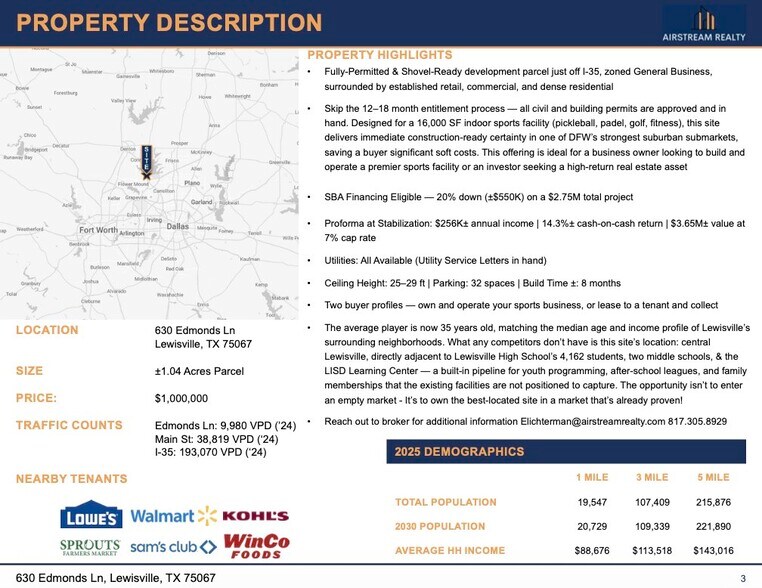More Photos Of 630 S Edmonds Ln, Lewisville Land For Sale
