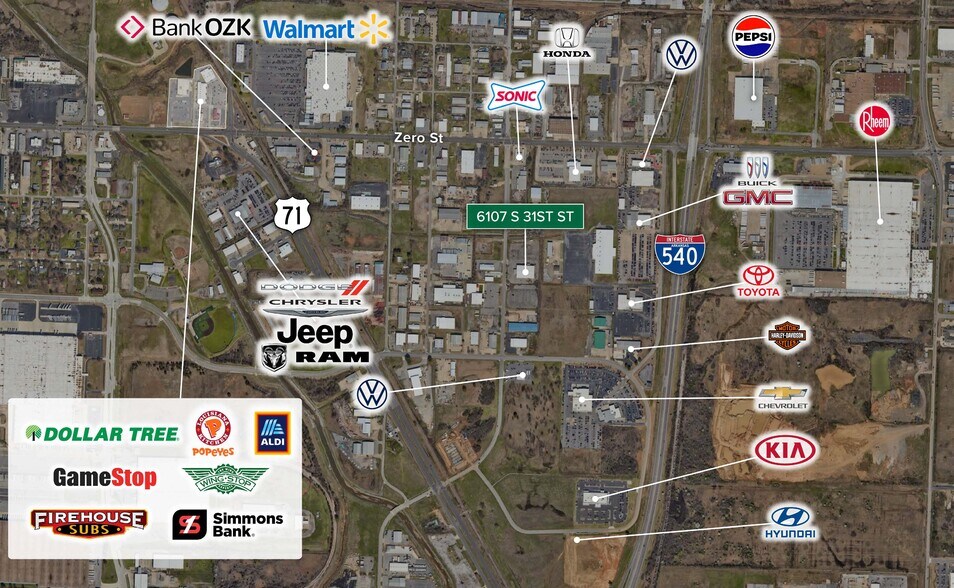 More Photos Of 6107 S 31st St, Fort Smith Warehouse For Sale