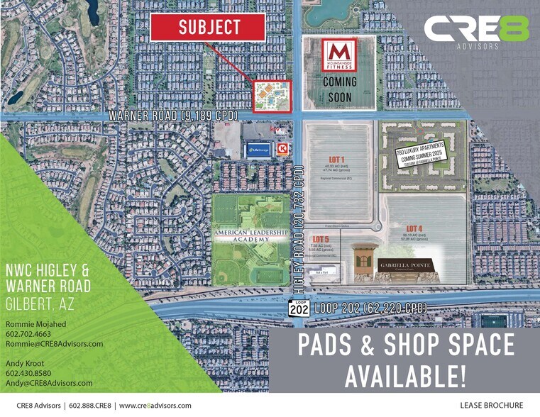 Primary Photo Of NWC Higley Rd & Warner Rd, Gilbert Unknown For Lease