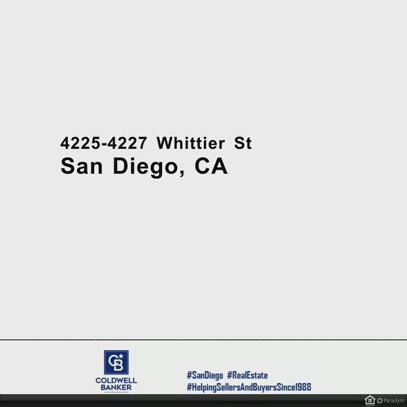 Primary Photo Of 4225-4227 Whittier St, San Diego Apartments For Sale