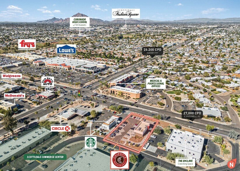 More Photos Of 8099 E McDowell Rd, Scottsdale Fast Food For Sale