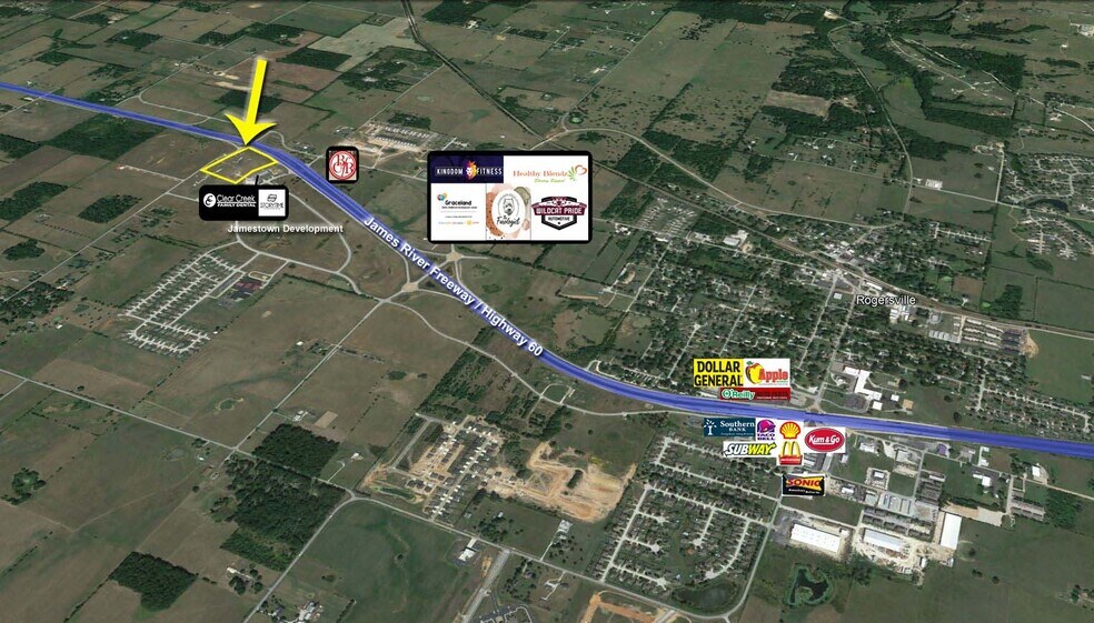 More Photos Of 1201 W. US Highway 60, Rogersville Land For Sale