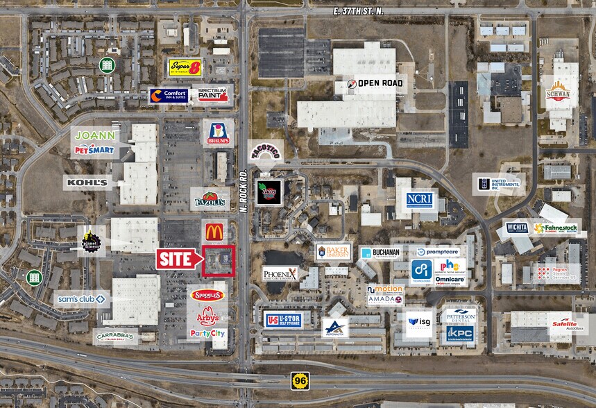 More Photos Of 3505 N Rock Rd, Wichita Restaurant For Lease
