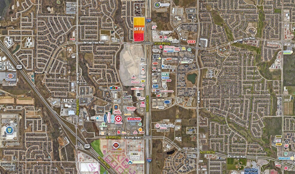 More Photos Of NWC Heritage Trace Pkwy & I-35W, Fort Worth Unknown For Lease